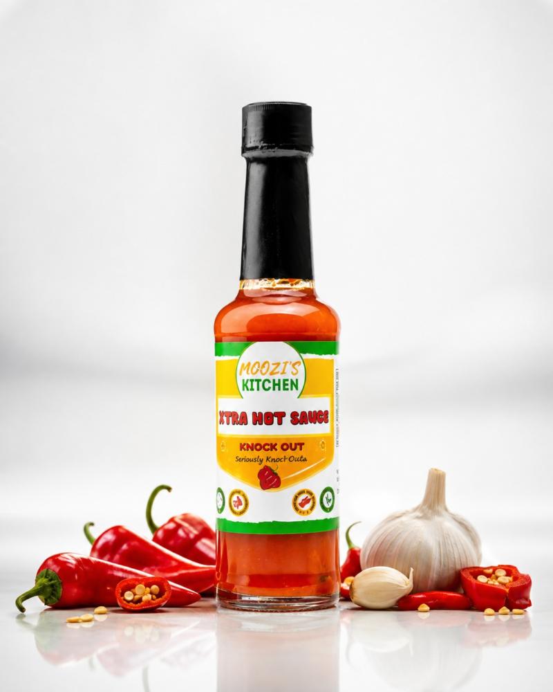 Bottle of Xtra Hot Red Sauce